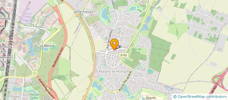 localisation de l'entreprise MADAME JESSIE PILOT à MAGNY-LE-HONGRE