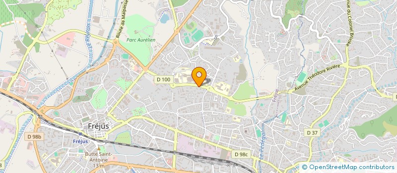 localisation de l'entreprise MADAME JESSIE REBOUR à FREJUS