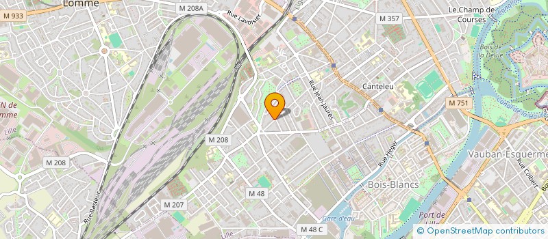 localisation de l'entreprise MADAME JESSIE REINHARD à LILLE