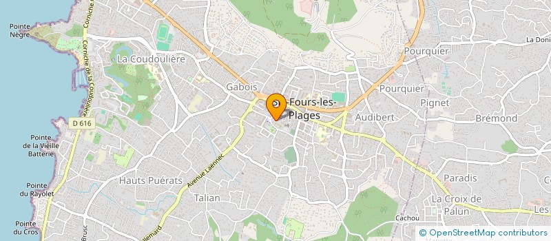 localisation de l'entreprise MADAME JESSIE RICHA à SIX-FOURS-LES-PLAGES
