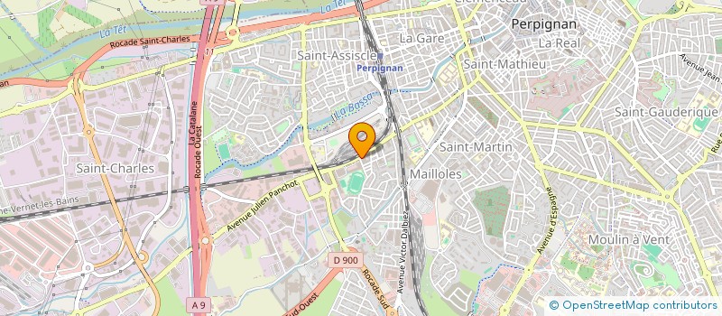 localisation de l'entreprise MADAME JESSIE STUBER  PERPIGNAN