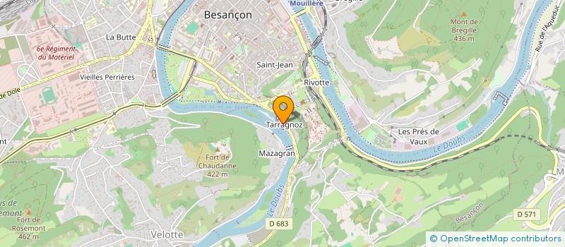 localisation de l'entreprise MADAME JESSIE TESTON  BESANCON