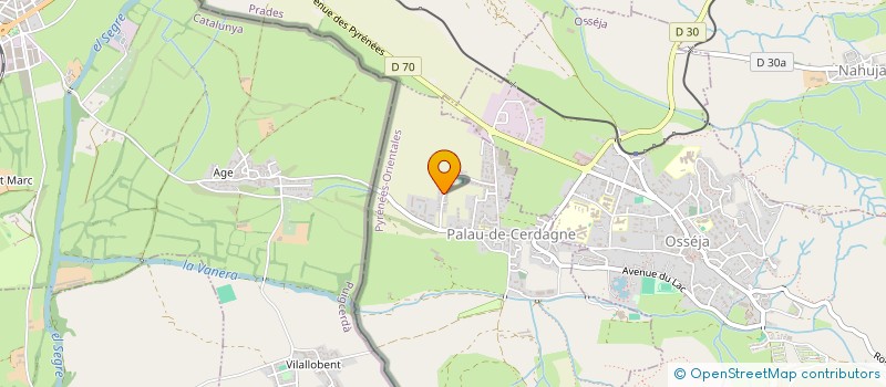 localisation de l'entreprise MADAME JESSIKA ALVAREZ  PALAU-DE-CERDAGNE