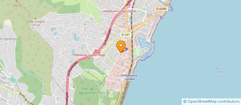 localisation de l'entreprise MADAME JESSIKA AVOMO NNOMO à CANNES