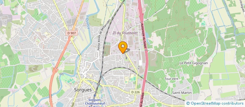 localisation de l'entreprise MADAME JESSIKA DUPRE  SORGUES