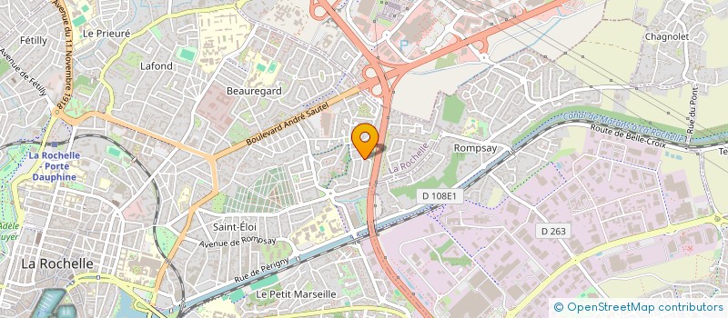 localisation de l'entreprise MADAME JESSIKA FUCHS  LA ROCHELLE