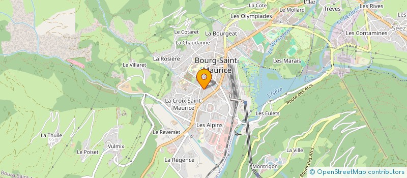 localisation de l'entreprise MADAME JESSIKA PUTTEMAN  BOURG-SAINT-MAURICE