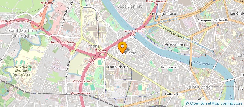 localisation de l'entreprise MADAME JESSIKA VITELLIUS  TOULOUSE