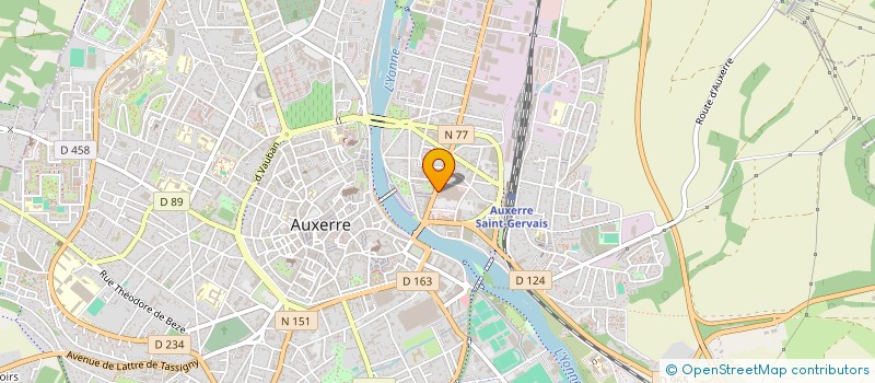 localisation de l'entreprise MADAME JESSY ANGEON à AUXERRE
