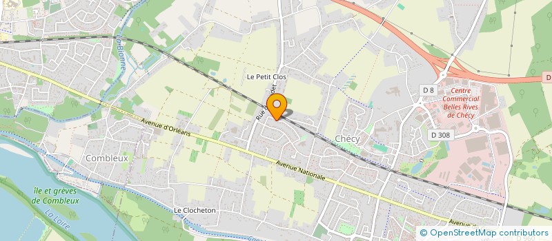 localisation de l'entreprise MADAME JESSY ASSELIN  CHECY