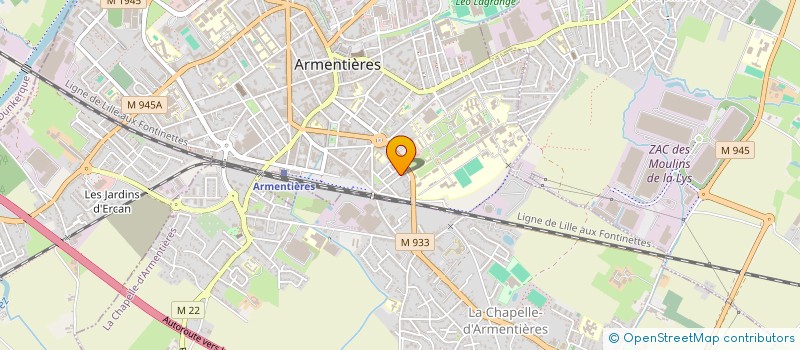 localisation de l'entreprise MADAME JESSY BOYAVAL  ARMENTIERES