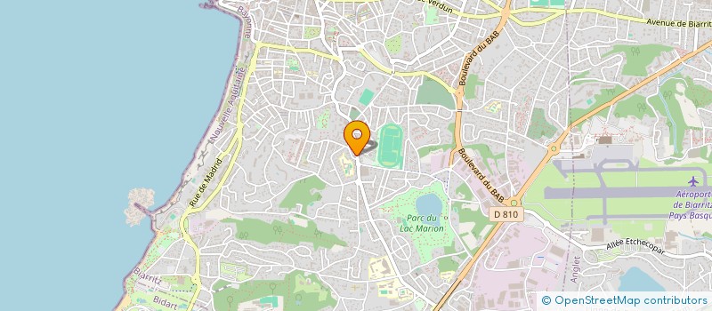 localisation de l'entreprise MADAME JESSY CALIOT  BIARRITZ