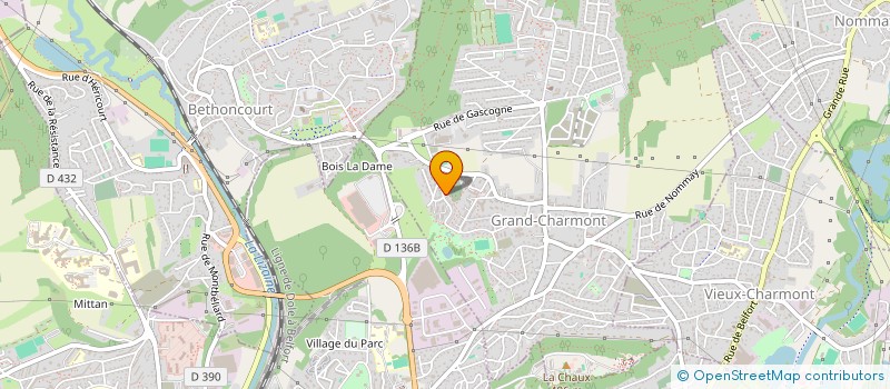 localisation de l'entreprise MADAME JESSY CLEMENCE  GRAND-CHARMONT