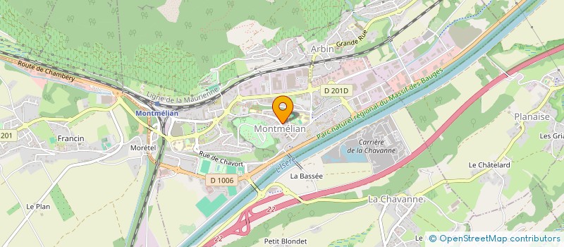 localisation de l'entreprise MADAME JESSY COMPAGNO  MONTMELIAN