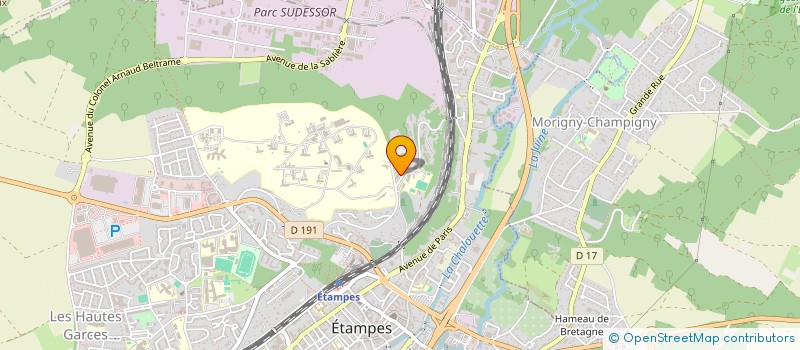 localisation de l'entreprise MADAME JESSY GACE DERBY  ETAMPES