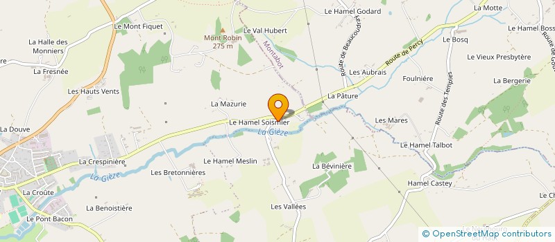 localisation de l'entreprise MADAME JESSY GRAMONT  PERCY-EN-NORMANDIE