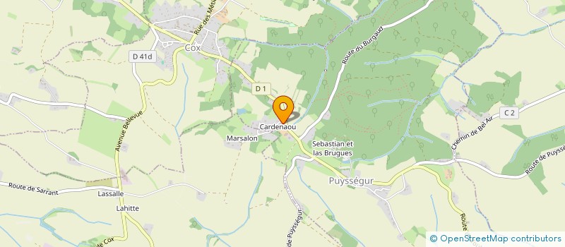 localisation de l'entreprise MADAME JESSY MANOUKIAN  PUYSSEGUR