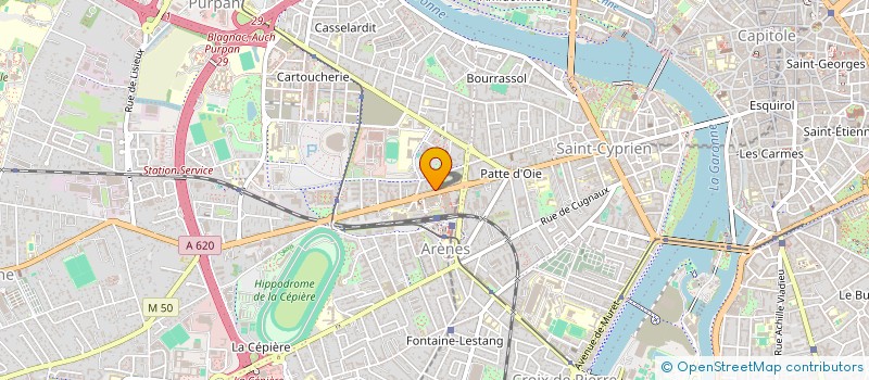 localisation de l'entreprise MADAME JESSY MANZARI  TOULOUSE