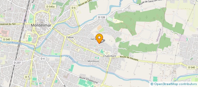 localisation de l'entreprise MADAME JESSY MAZARD  MONTELIMAR