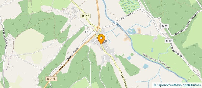 localisation de l'entreprise MADAME JESSY NOEL  FOULBEC