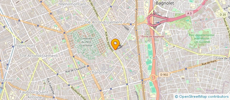 localisation de l'entreprise MADAME JESSY PEROUMAL  PARIS