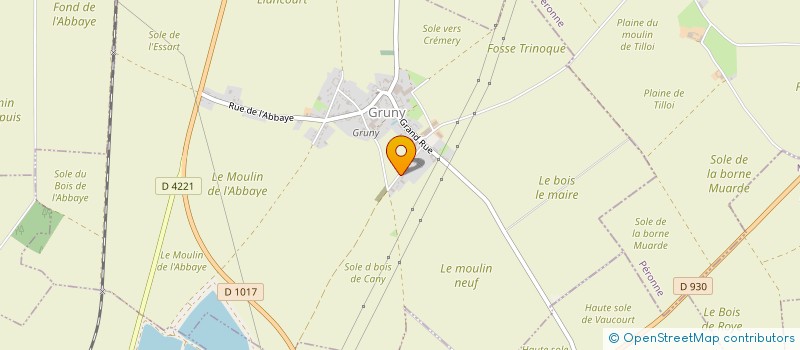 localisation de l'entreprise MADAME JESSY VANMAELE  GRUNY