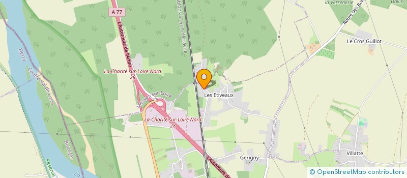 localisation de l'entreprise MADAME JESSY VERMEECH  LA CHARITE-SUR-LOIRE