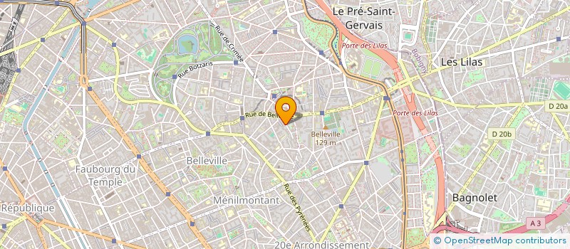 localisation de l'entreprise MADAME JESSYCA BERINGUER  PARIS