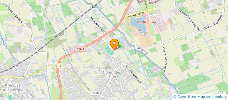 localisation de l'entreprise MADAME JESSYCA CAYSSOL  ALTHEN-DES-PALUDS