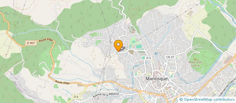 localisation de l'entreprise MADAME JESSYCA CROUHY à MANOSQUE