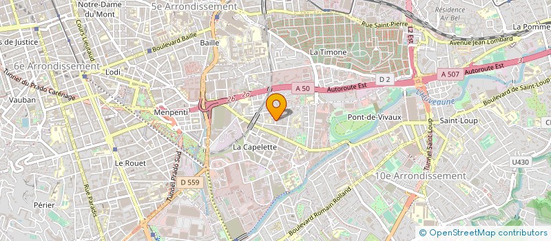 localisation de l'entreprise MADAME JESSYCA TRETOLA à MARSEILLE 10EME