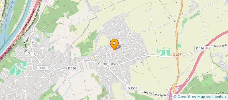 localisation de l'entreprise MADAME JETMIRA AZIZI  COMMUNAY