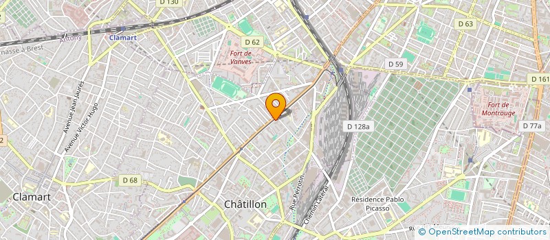 localisation de l'entreprise MADAME JEUNG HEE LEE  CHATILLON