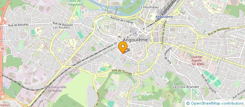 localisation de l'entreprise MADAME JEVGENIJA KOROBOVA à ANGOULEME