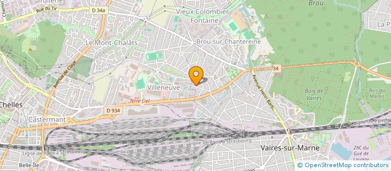 localisation de l'entreprise MADAME JEWELS ISIS KALLANDA  BROU-SUR-CHANTEREINE