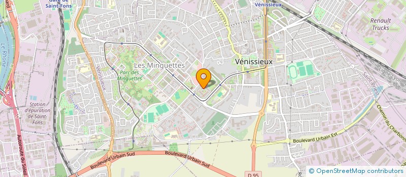 localisation de l'entreprise MADAME JEXI DANIELLE  VENISSIEUX