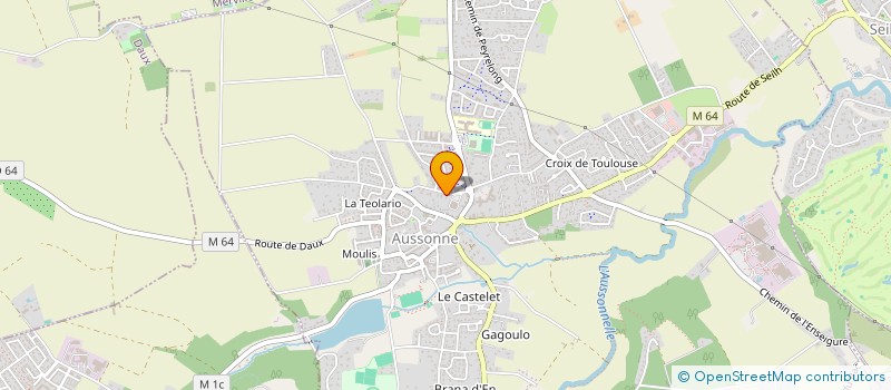 localisation de l'entreprise MADAME JEZABEL ARNOLDO à AUSSONNE