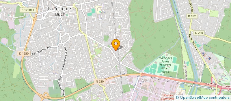 localisation de l'entreprise MADAME JEZABEL CABRILLAT  LA TESTE-DE-BUCH