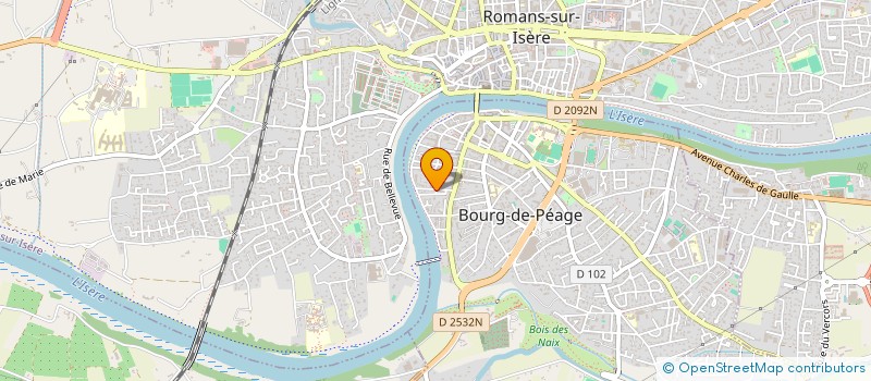 localisation de l'entreprise MADAME JEZABEL MAYOUSSIER  BOURG-DE-PEAGE