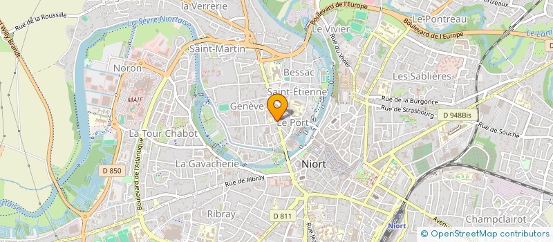 localisation de l'entreprise MADAME JEZEBEL ROUTIOT  NIORT