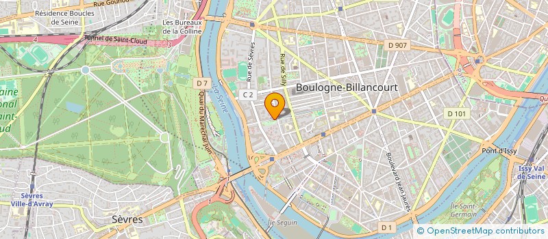 localisation de l'entreprise MADAME JEZEL DOUGLAS à BOULOGNE-BILLANCOURT