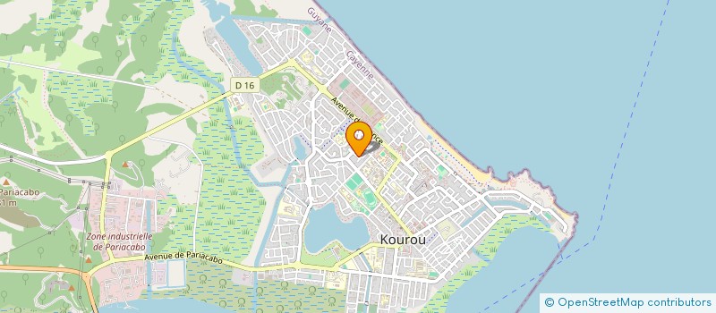 localisation de l'entreprise MADAME JEZUJA DEROCHE  KOUROU