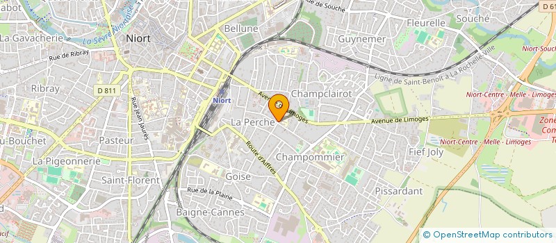 localisation de l'entreprise MADAME JHENNIE BARANGAN à NIORT