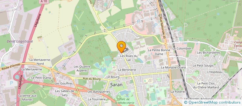localisation de l'entreprise MADAME JHOVANNA ALVARADO CASTILLO à SARAN