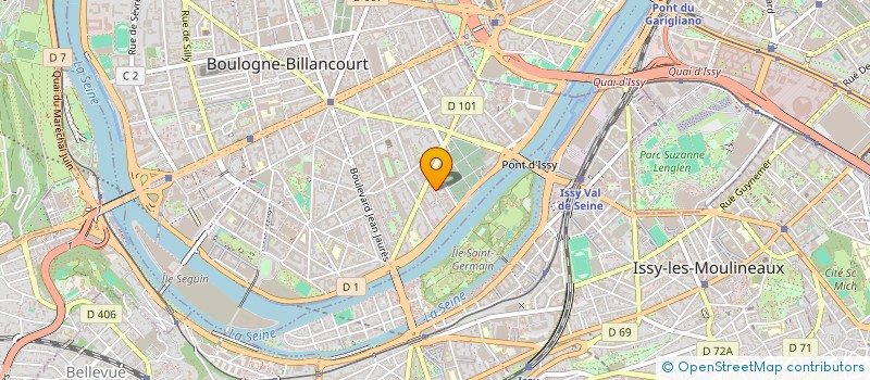 localisation de l'entreprise MADAME JI LEE à BOULOGNE-BILLANCOURT