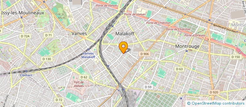 localisation de l'entreprise MADAME JIA QIN  MALAKOFF