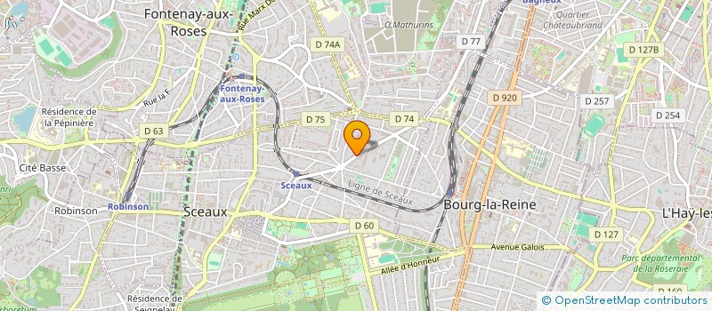 localisation de l'entreprise MADAME JIABO SHEN à SCEAUX