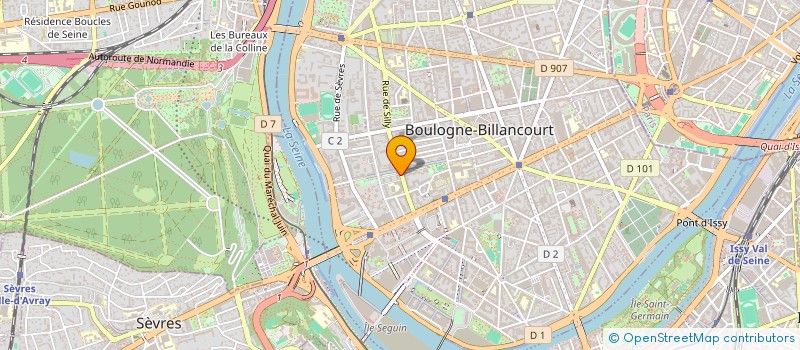 localisation de l'entreprise MADAME JIALI XIE  BOULOGNE-BILLANCOURT