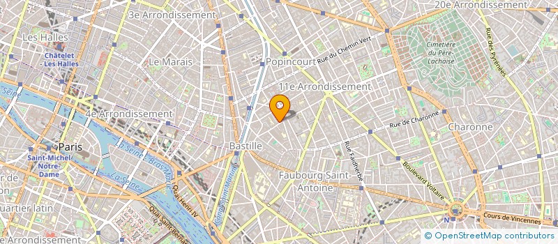 localisation de l'entreprise MADAME JIAN XIA  PARIS