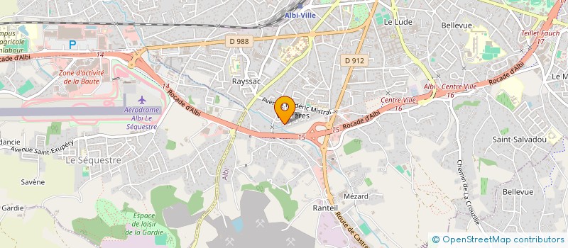 localisation de l'entreprise MADAME JIASHAN BI à ALBI